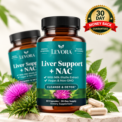 Levora Liver Support + NAC – 60 Capsules