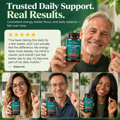 Levora Liver Support + NAC – 60 Capsules